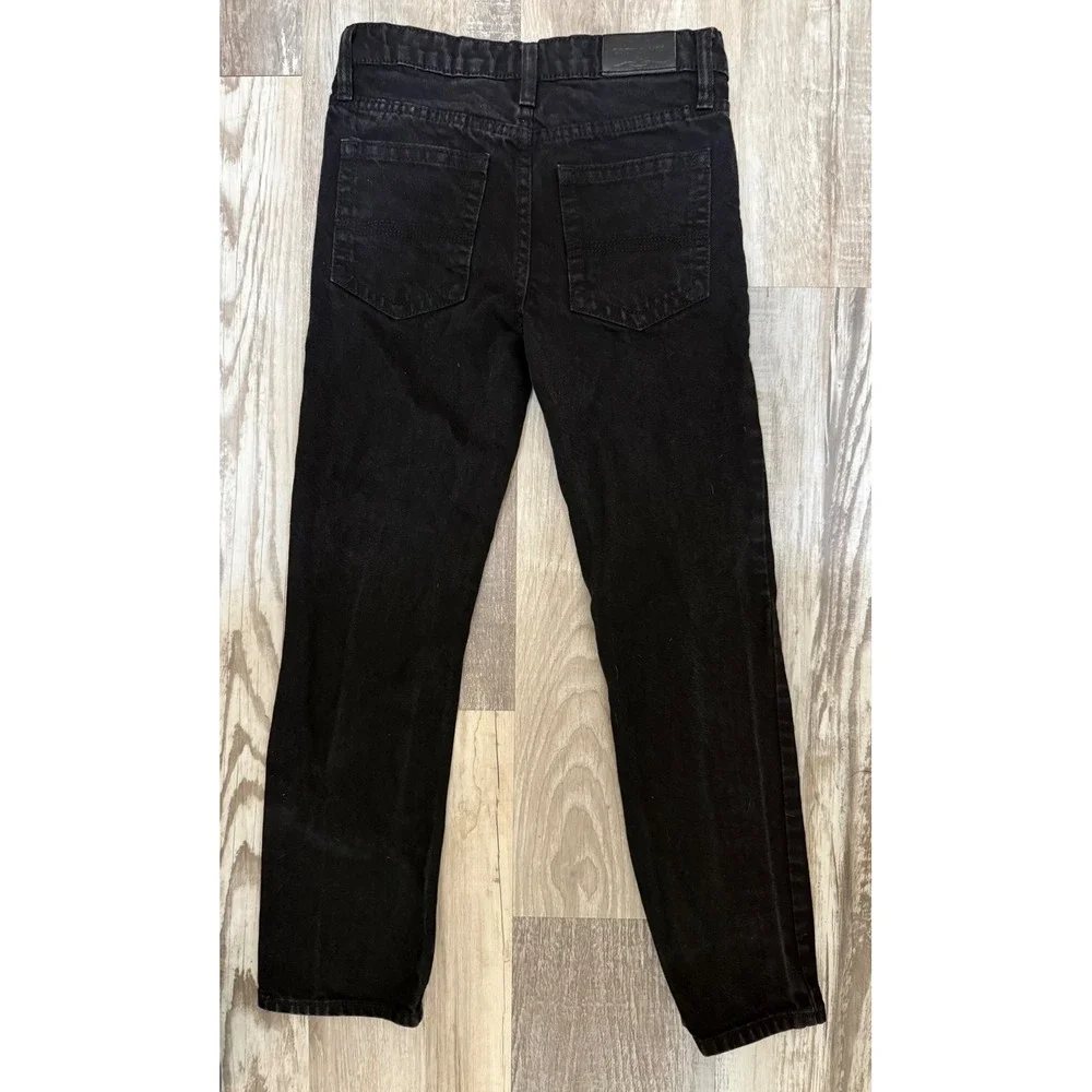 Cody James Boys Black Straight Leg Denim Jeans Size 12 Cotton‎ Western